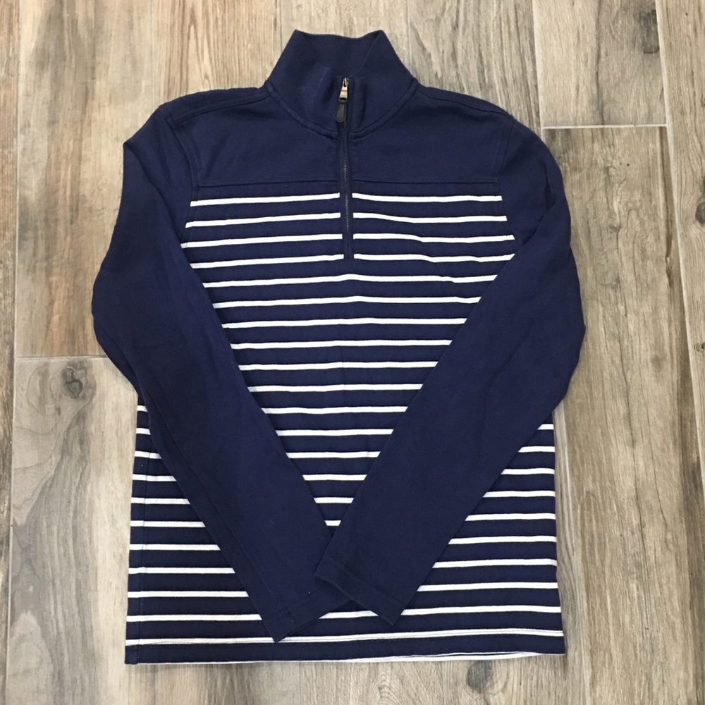 Banana Republic Navy Striped Nautical Sweater